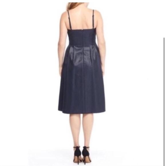 Gal Meets Glam Lucille Starry Night Fit & Flare Dress - Picture 2 of 2